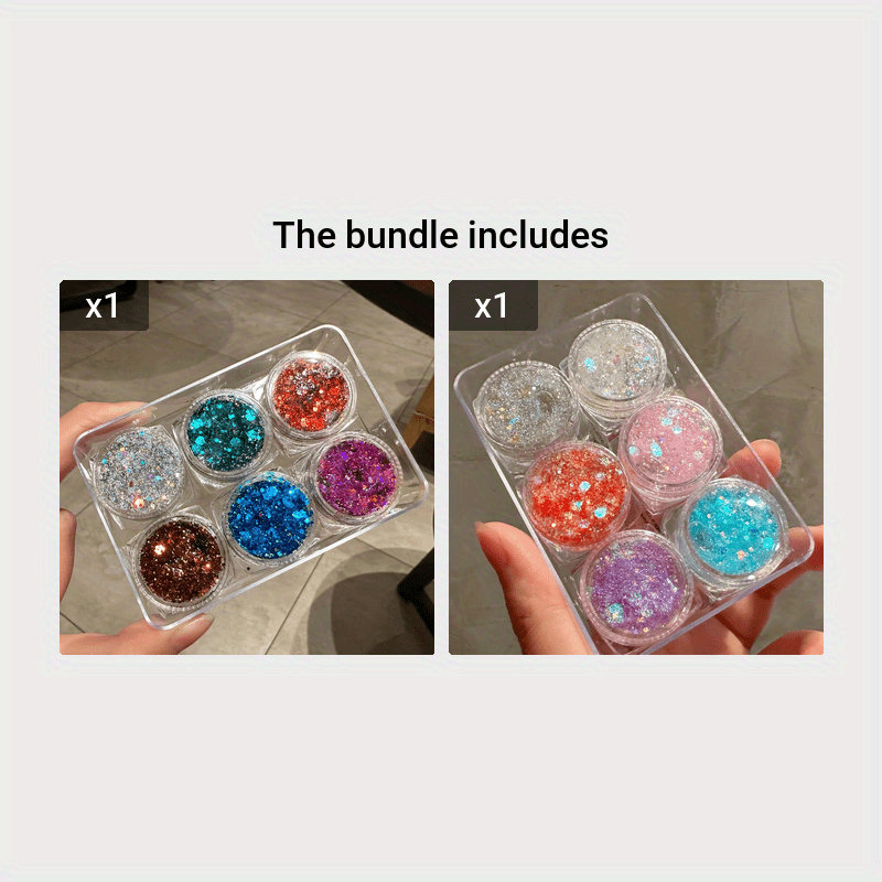 Colorful Glitter Powder Gel for Body and Face Makeup