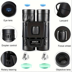 Portable Folding Binoculars for Camping & Tourism