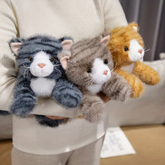 Cute Kitten Plush Toy for Kids 0-3 Years Home Decor Cat Doll