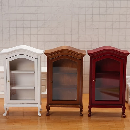 1:12 Dollhouse Collection Cabinet Mini Furniture Display Case Craftsma
