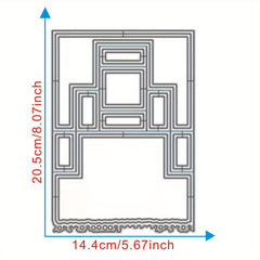 1pc Metal Cutting Mould Frame Templates for Card Making Scrapbooking DIY