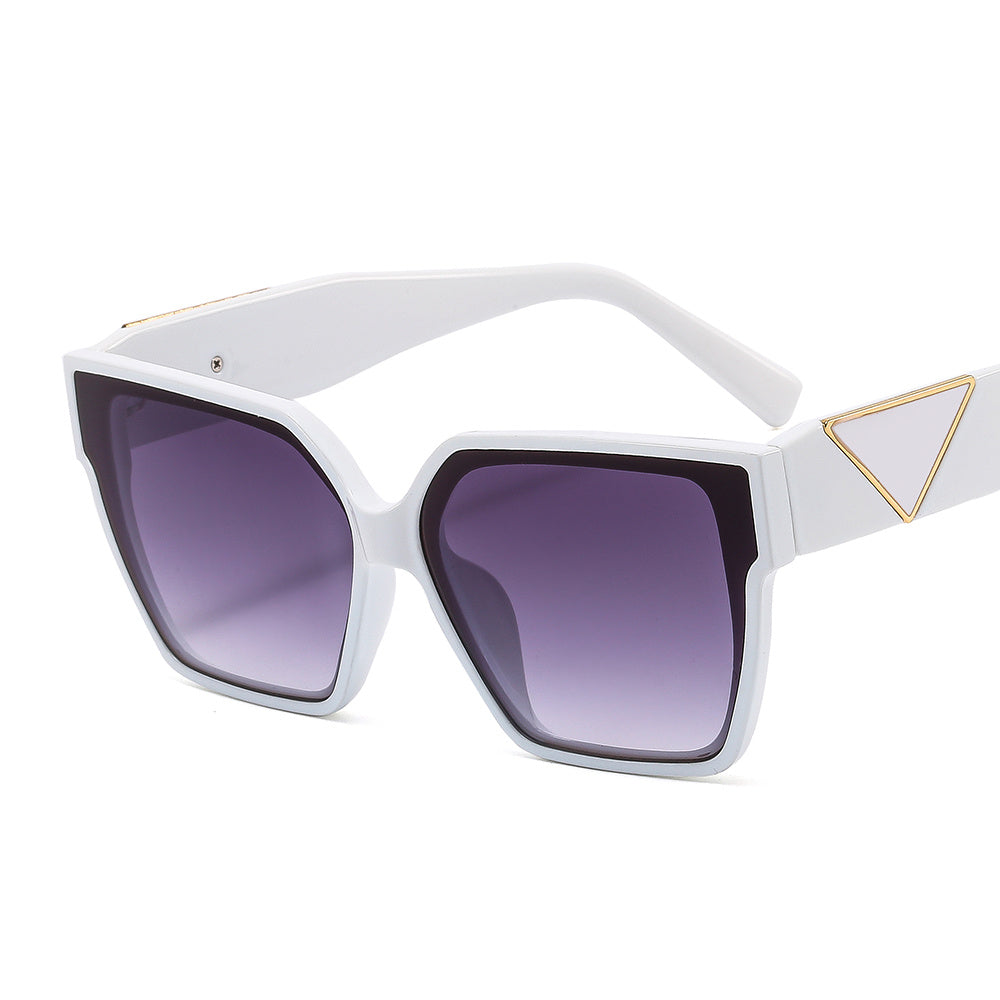 Vintage Oversized Square Sunglasses Women Sun Protection Lenses