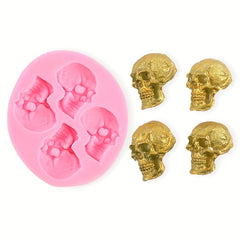 Resin Skull Silicone Mold for Cake Decoration