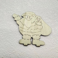 Santa Claus Wooden Crafts Ornaments Christmas Decoration