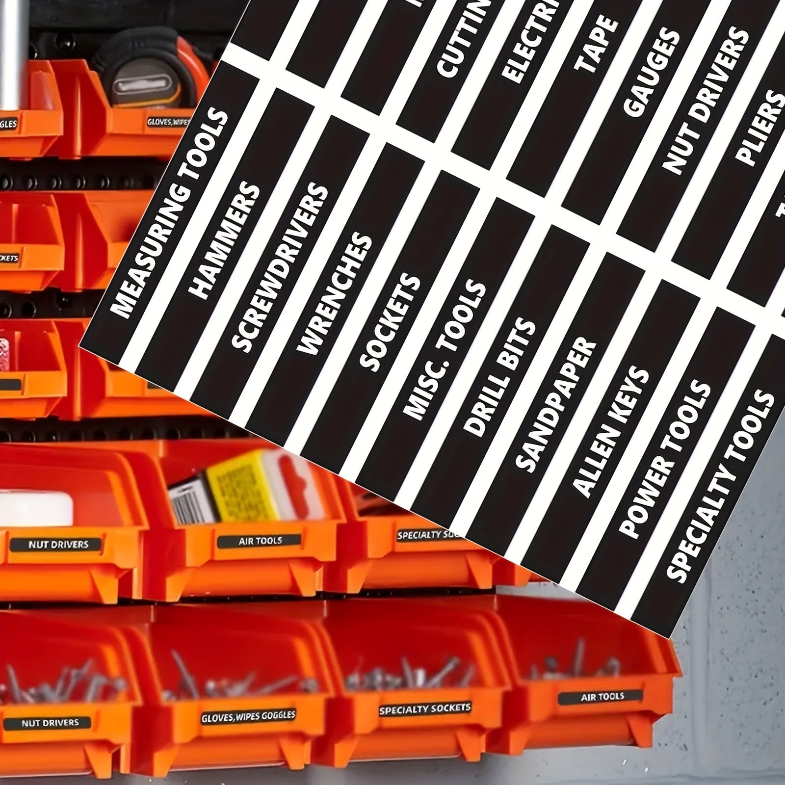 Index Label Office Supplies Identification Toolbox 22PC