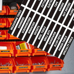 Index Label Office Supplies Identification Toolbox 22PC