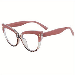 Men's Anti Light Cat's Eye Glasses for Travel and Daily Use