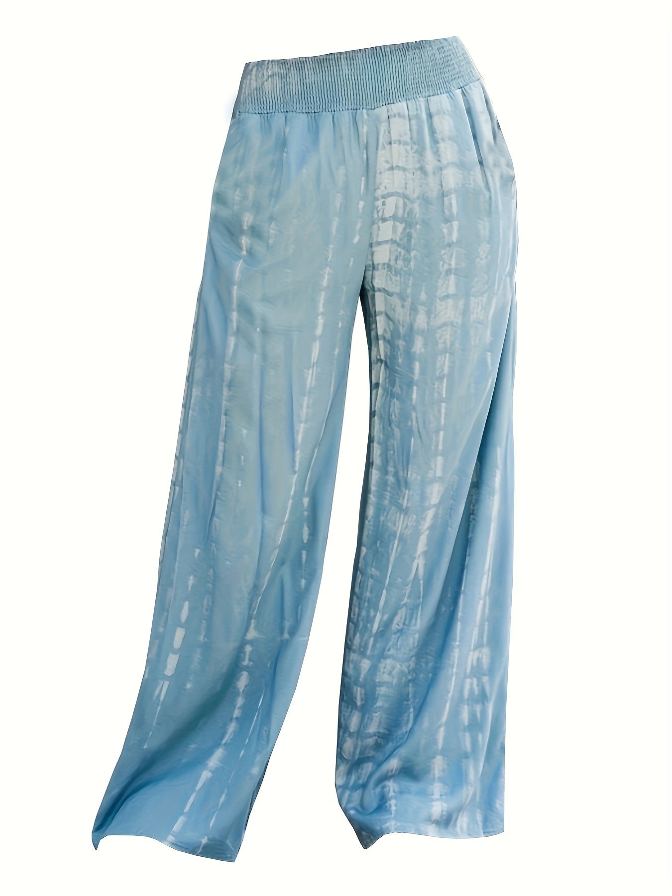  Tie Dye Wide Leg Pants w/ Pockets