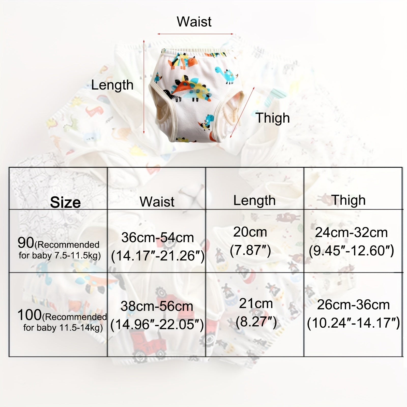 Baby Wing Training Pants For Newborn Baby Waterproof Diaper Pocket Diapers