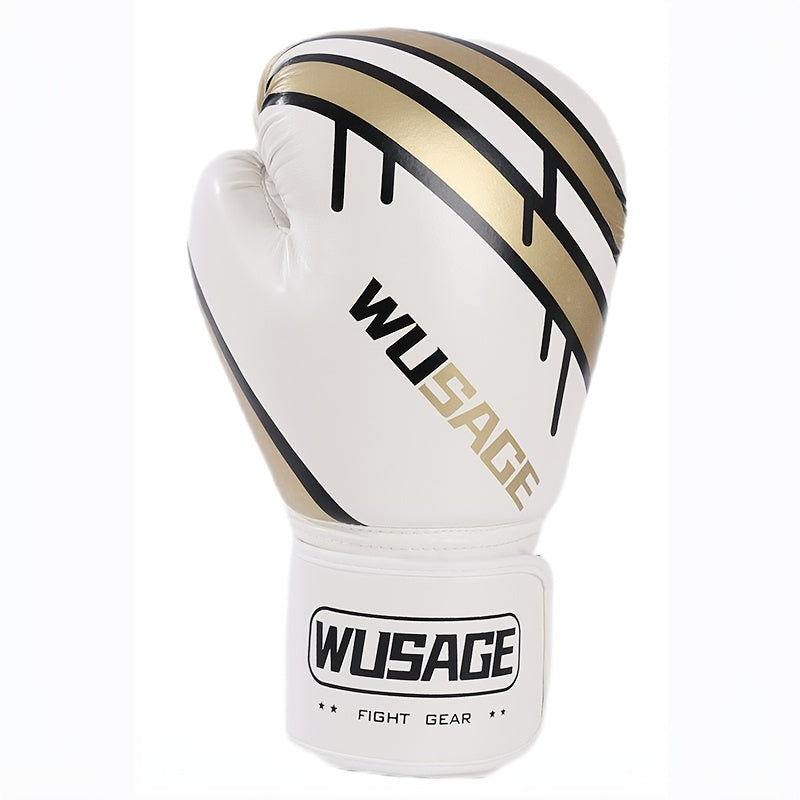 Competition Boxing Fighter Gloves 6-12 Oz Padded Wrist Support