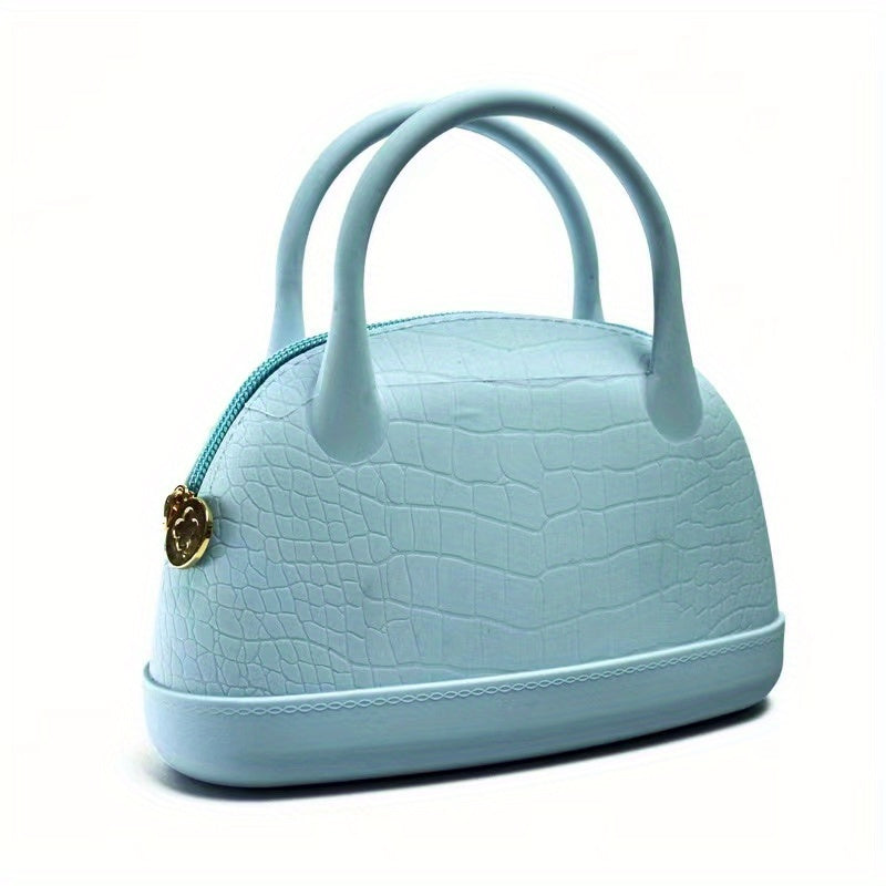 Silicone Crocodile Pattern Handbag Waterproof Makeup Pouch
