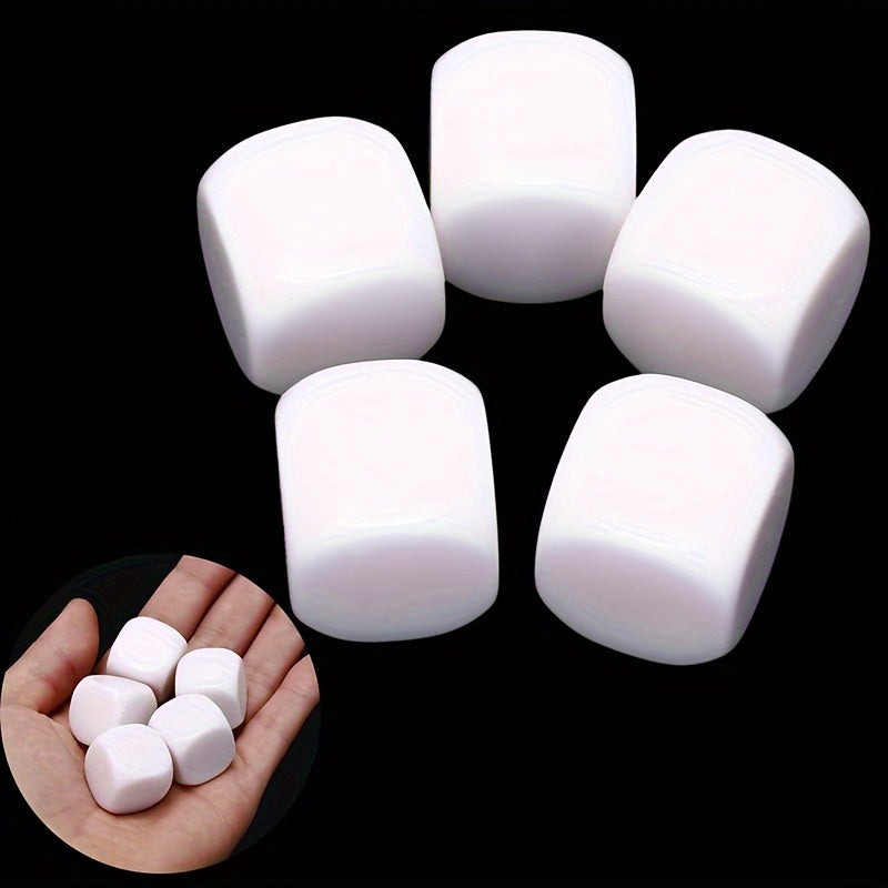 Acrylic Rock paper scissors Plain Dice Blank Dice Entertainment Game 5