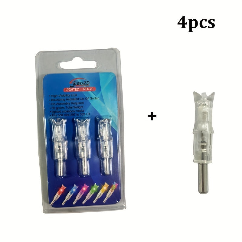 6pcs LED Light Arrow Nocks For 7.62mm Carbon Arrow