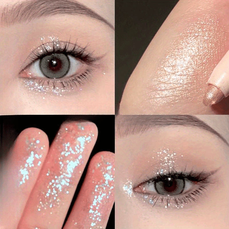 Diamond Shine Liquid Eyeliner Pen with Glitter Eyeshadow