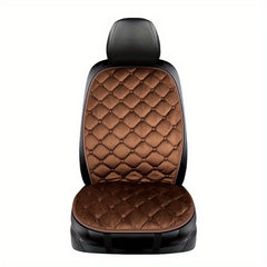 Car Diamond Seat Cushion Winter Plush Universal Warm Thickened Soft Short Plush