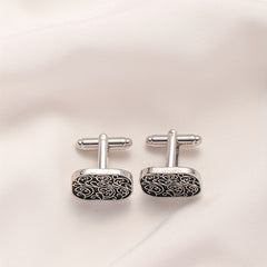 Roman Pattern Cufflinks for Men's Shirts