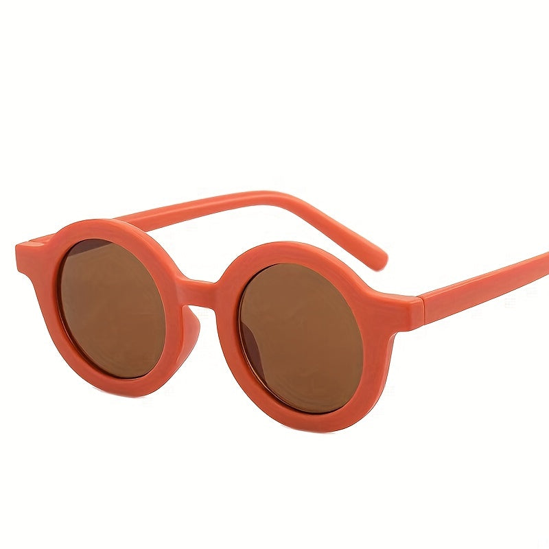 Kids Round Vintage Sunglasses for Outdoor Activities
