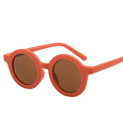 Kids Round Vintage Sunglasses for Outdoor Activities