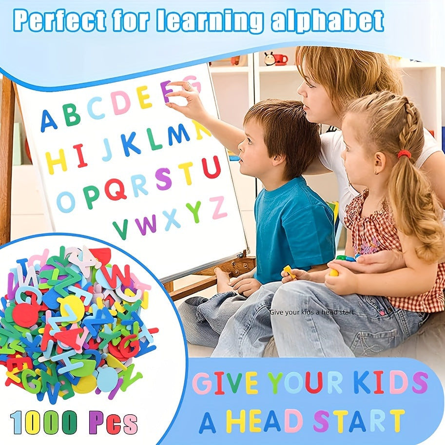 1000pcs Foam Letter Stickers Self adhesive Kids Party Crafts