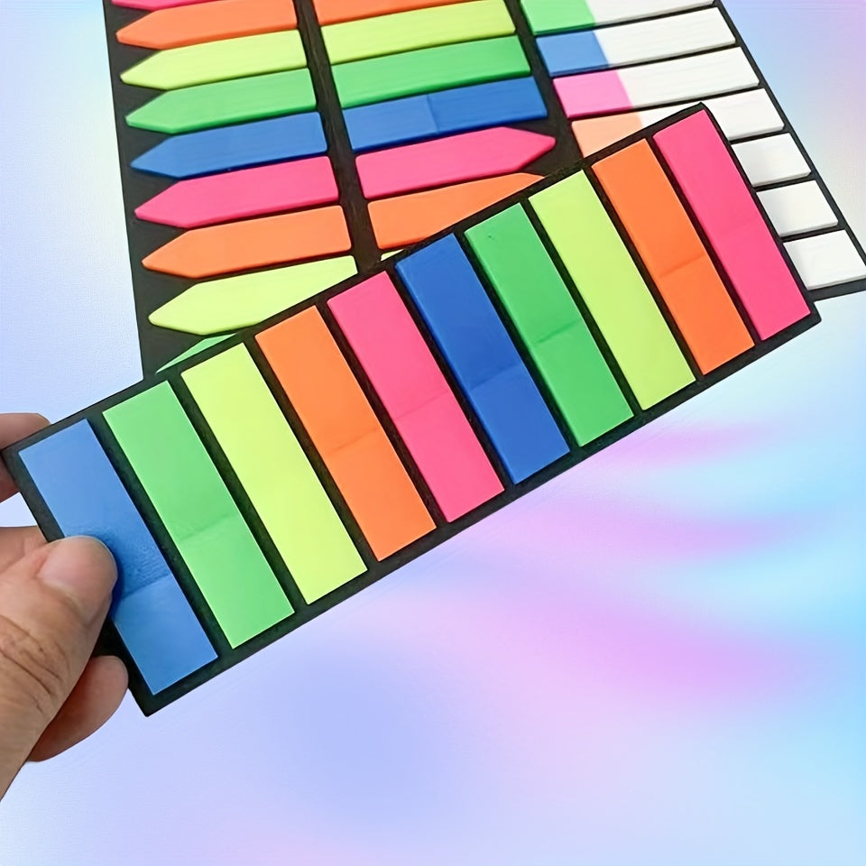 4pcs Arrow Head Transparent Index Sticky Note 10 Kinds Per 200 Labels