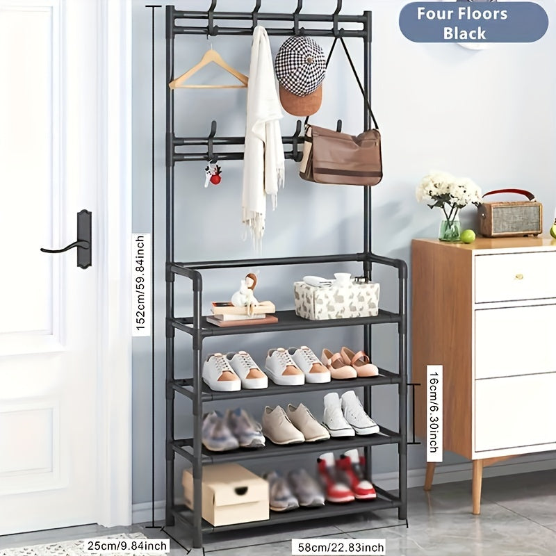 59 99 Cm Vertical Hanging Clothes Stand - Space Saving Storage