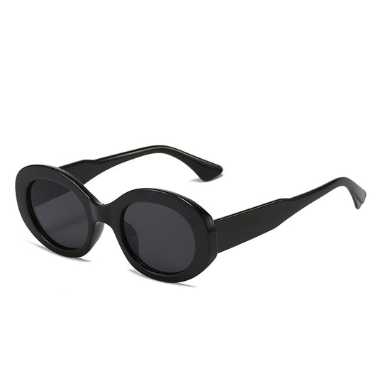 Women's Oval Frame Boho Street Snap Sunscreen Glasses