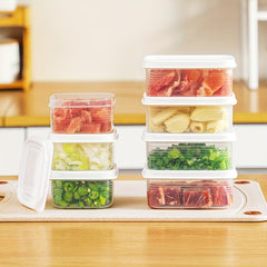 3pcs Organizer Bins Clear Plastic Bins For Fridge Freezer Kitchen Cabinet Pantry