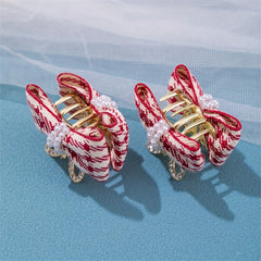 Double Sided Butterfly Bow Rabbit Ear Crown Hair Clip