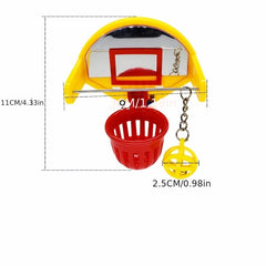 Parrot Bird Toy Training Supplies Budgerigar Basketball Bird Toy