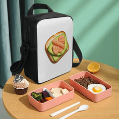 Customizable Photo Insulated Lunch Bag Reusable Cooler Backpack