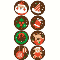 500pcs Christmas Snowman Reward Stickers for Toys