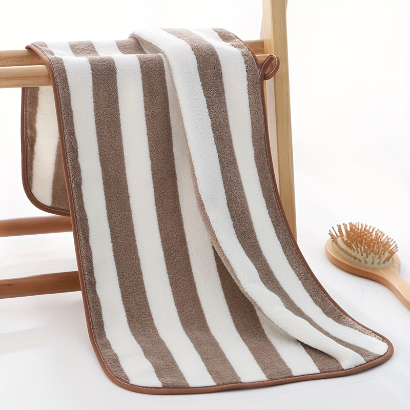 Striped Pattern Bath Towel for Face Washing