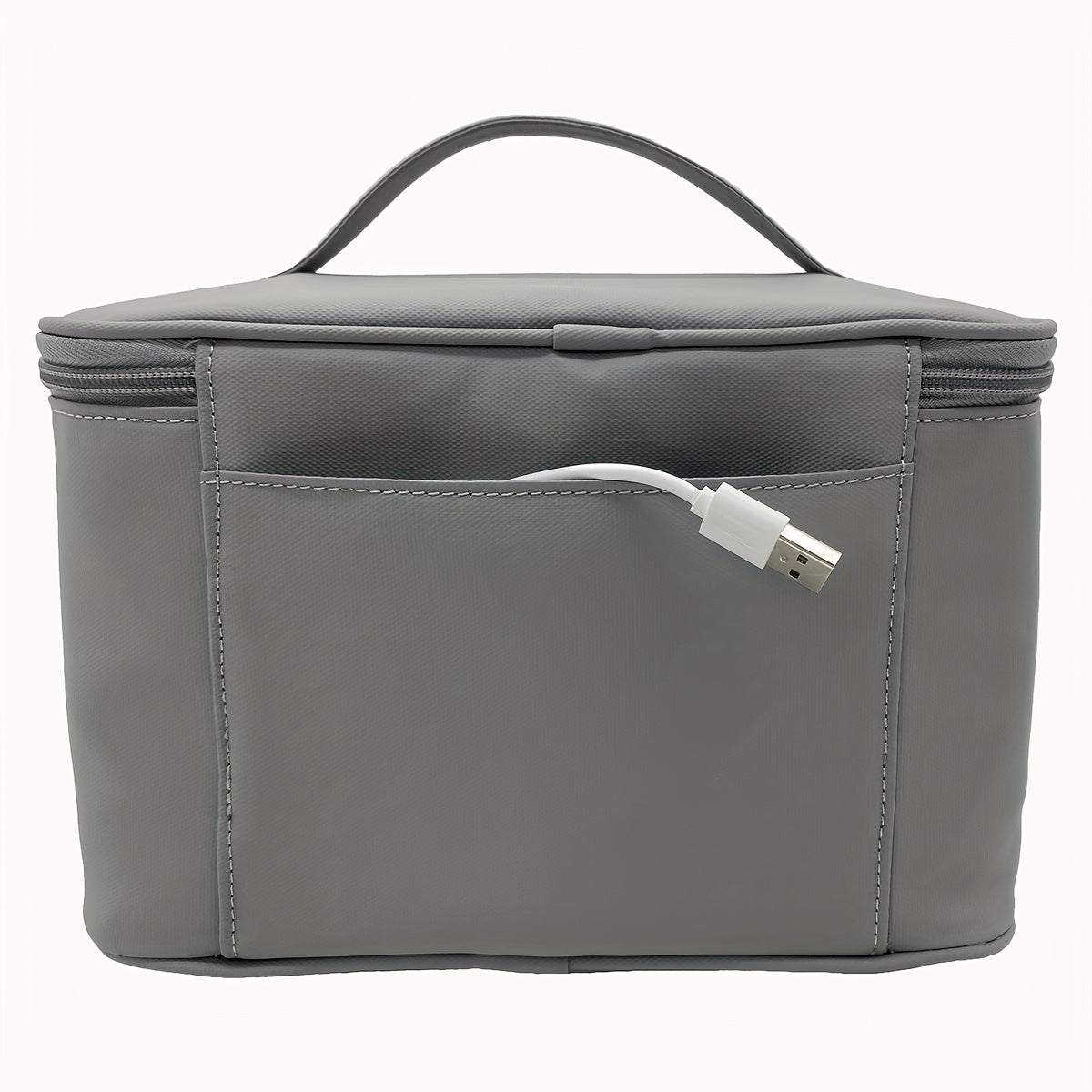 LED UV Sanitizer Bag Eyeliner & Eyelash Curler Kit Storage