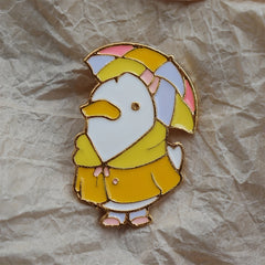 Duck Enamel Brooch for Men - Anime Cartoon Design