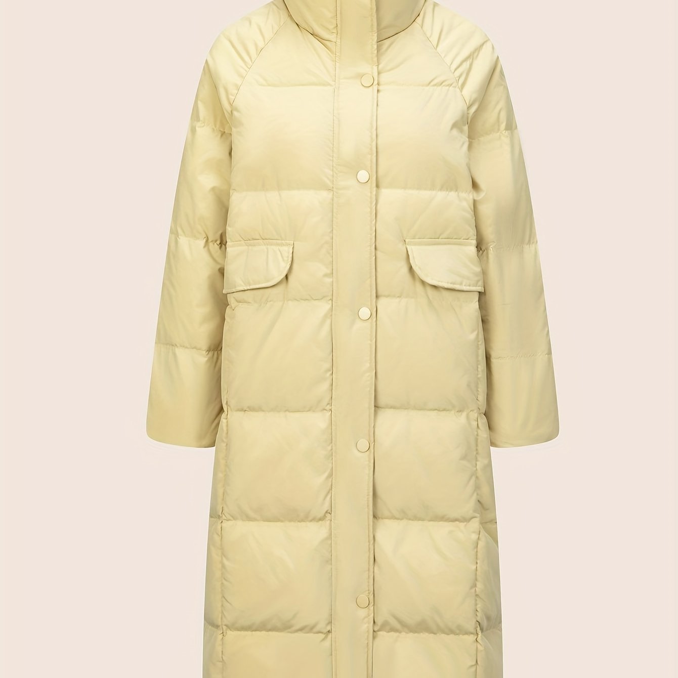 Warm Long Puffer Jacket for Women