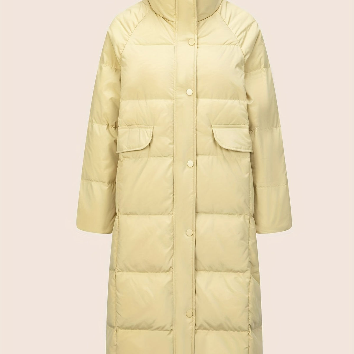 Warm Long Puffer Jacket for Women