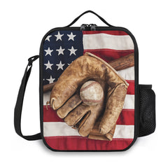 Camouflage American Flag Lunch Bag