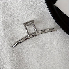Metal Style Large Hair Claw Headwear Back Head Claw Shark Claw Hair Accessories