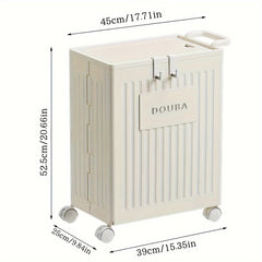 Sports Equipment Storage Basket with Wheels