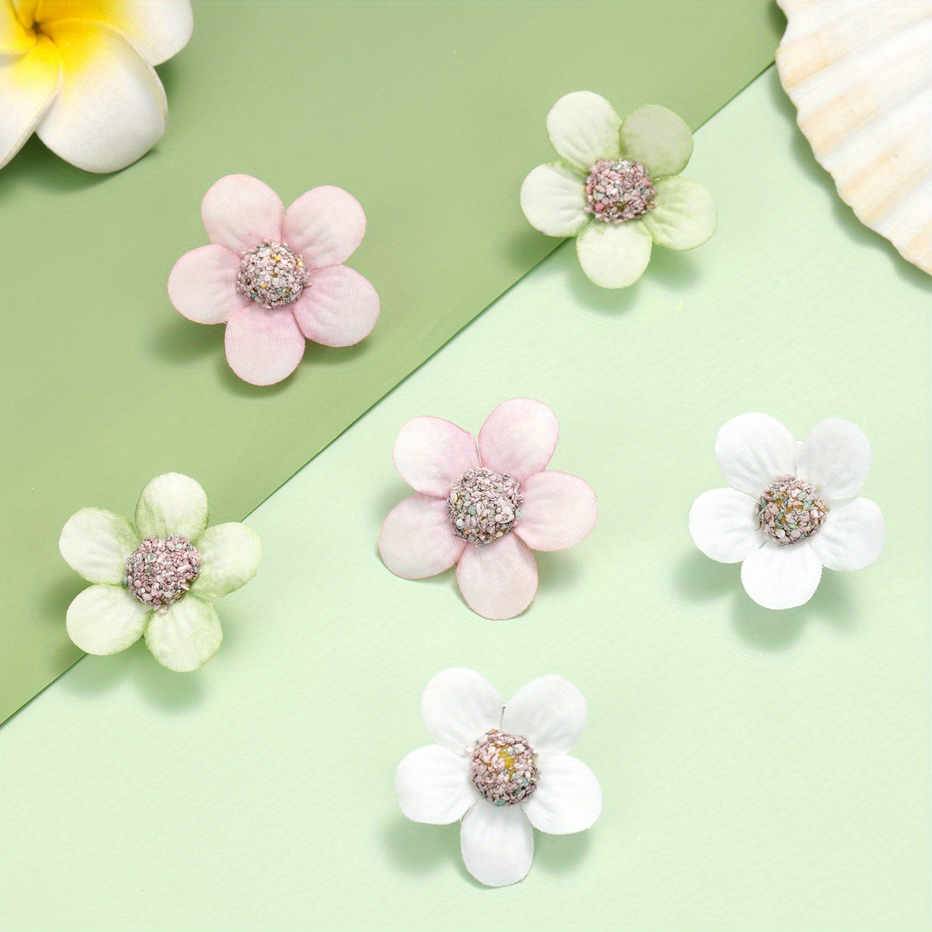 6pcs Daisy Flower Hair Clip for Girls