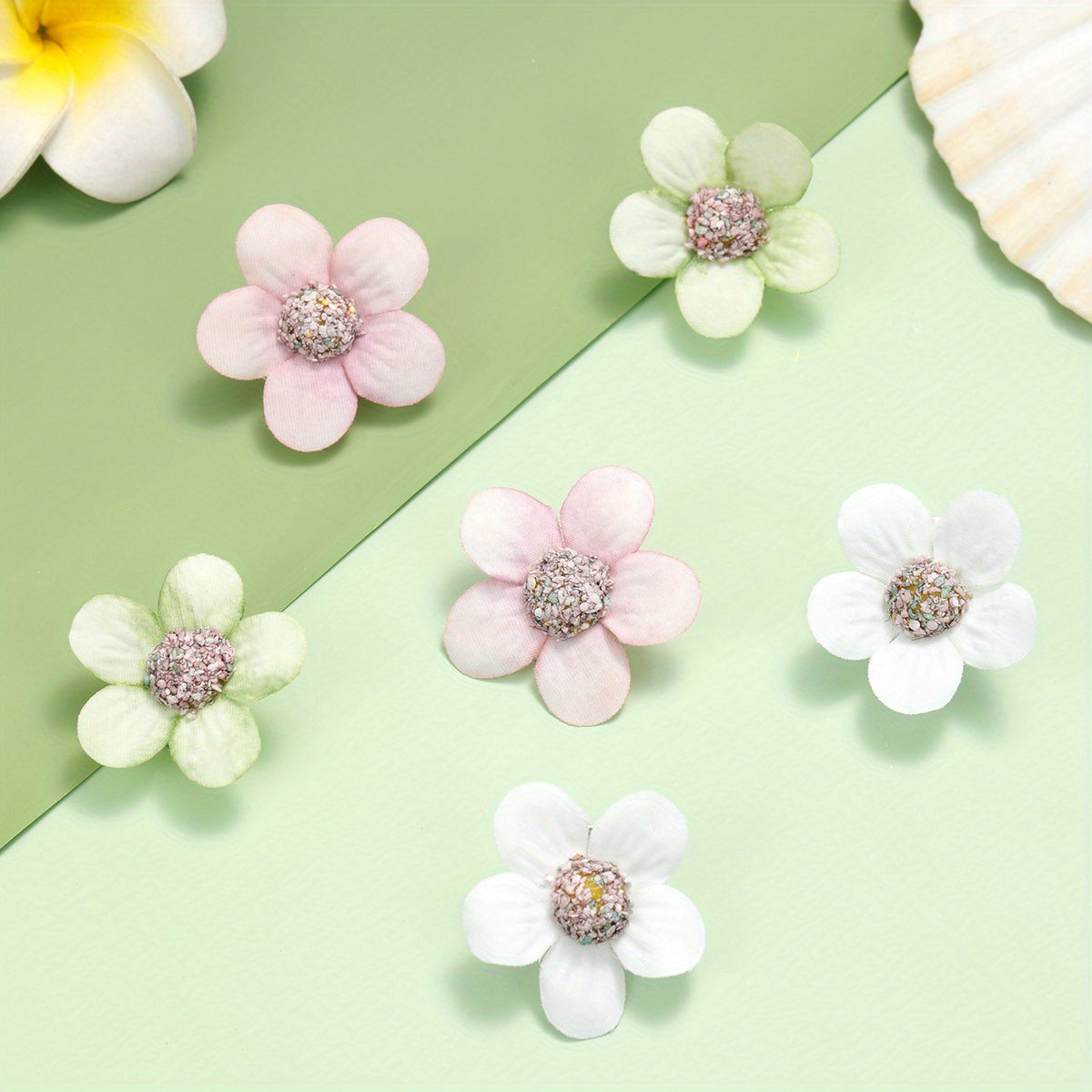 6pcs Daisy Flower Hair Clip for Girls