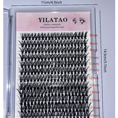 240 Clusters 30D False Eyelashes DIY Extensions D Curl Long Lashes Faux Mink