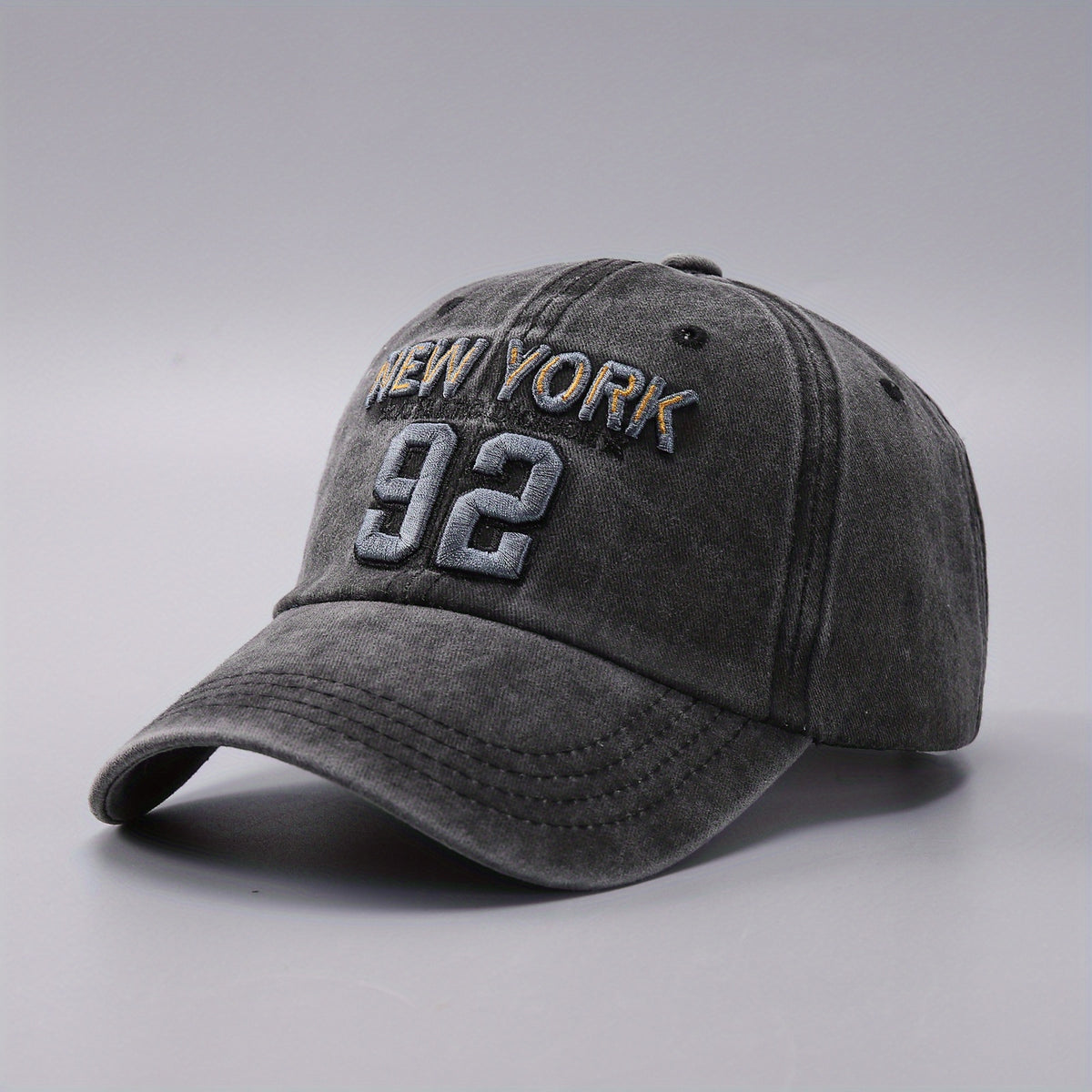 Men's Outdoor Baseball Cap Embroidered Letter Sport Peaked Hat