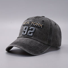 Men's Outdoor Baseball Cap Embroidered Letter Sport Peaked Hat