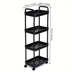 Small Storage Cart 2 layer Under Desk Storage Rack Movable Storage Organizer Rac