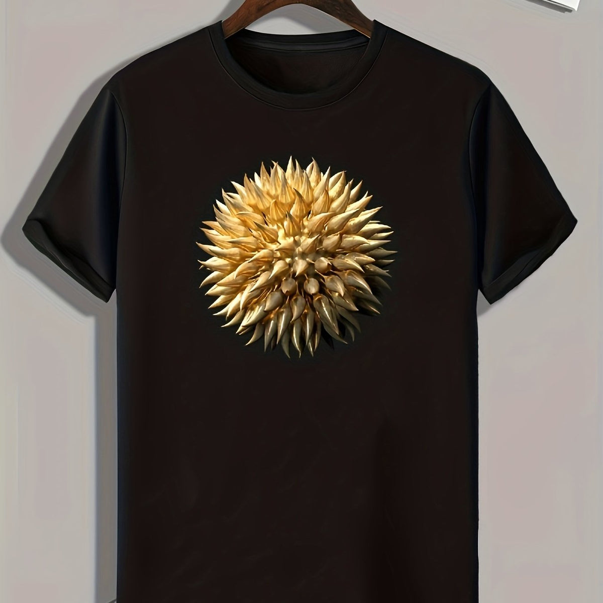 Spiny Stuffs Print Men's Graphic T-shirt Casual Comfy Tees For Summer