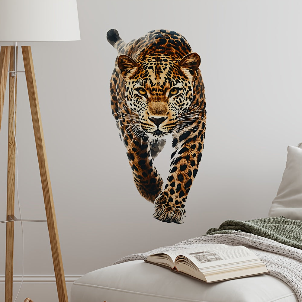 Leopard Wall Decal Removable PVC Sticker 29 x 59