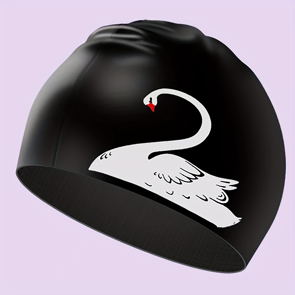 Enlarged Silicone Swimming Cap with Ear Protection