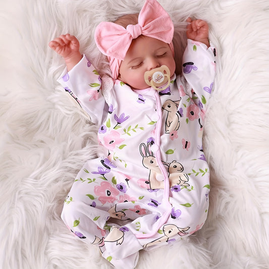 BABESIDE 20 Reborn Baby Doll with Fabric Body & Vinyl Limbs
