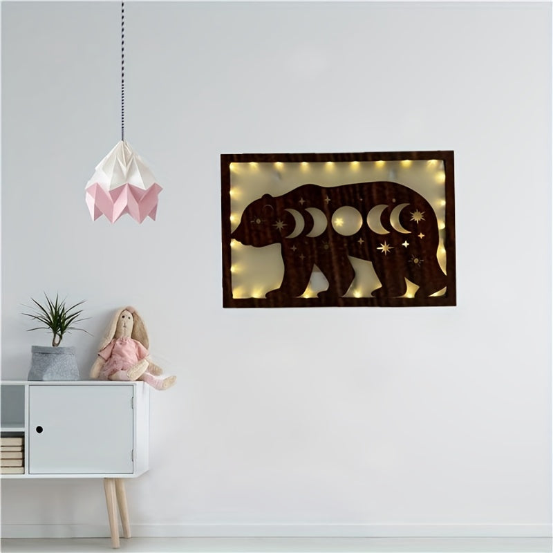 LED Wooden Board Butterfly Series Hanging Light